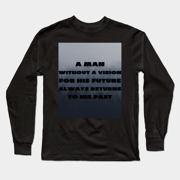 Man with a vision Long Sleeve T-Shirt by IOANNISSKEVAS